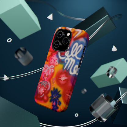 MagSafe "CALL ME!" airbrush iPhone case