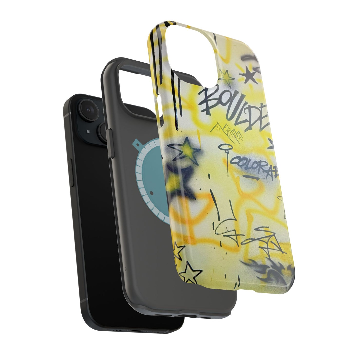 MagSafe "boulder" airbrush iPhone case