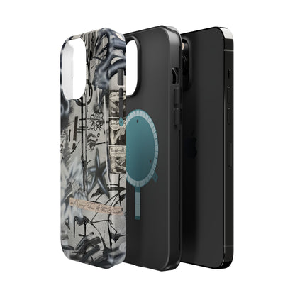MagSafe "monochrome mood" airbrush iPhone case