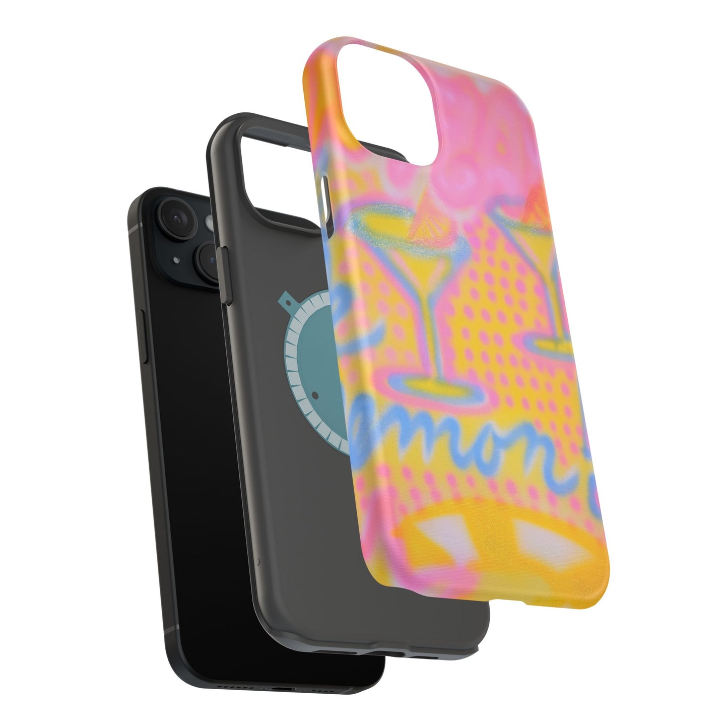 MagSafe "lemontini" airbrush iPhone case