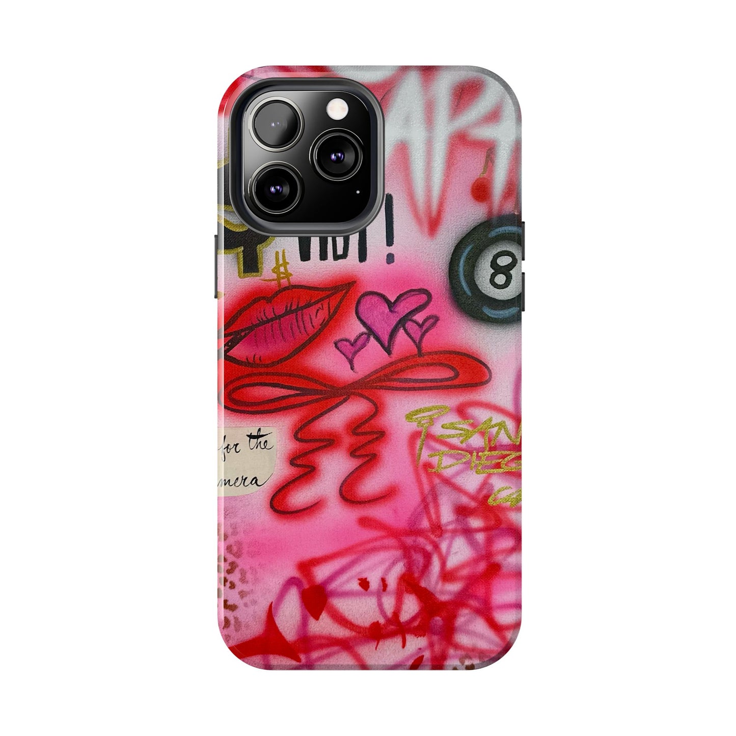 "IT girl" airbrush iPhone case