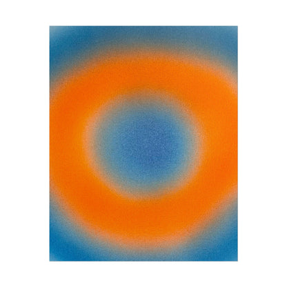 "citrus sky" airbrush rolled print
