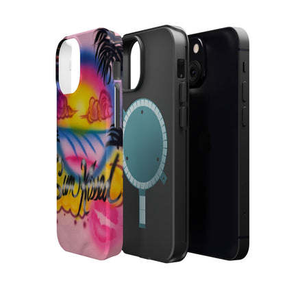 MagSafe "sunkissed" airbrush iPhone case