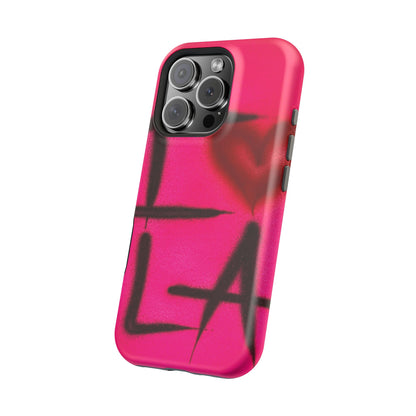MagSafe „I ❤️ LA“ Airbrush iPhone-Hülle