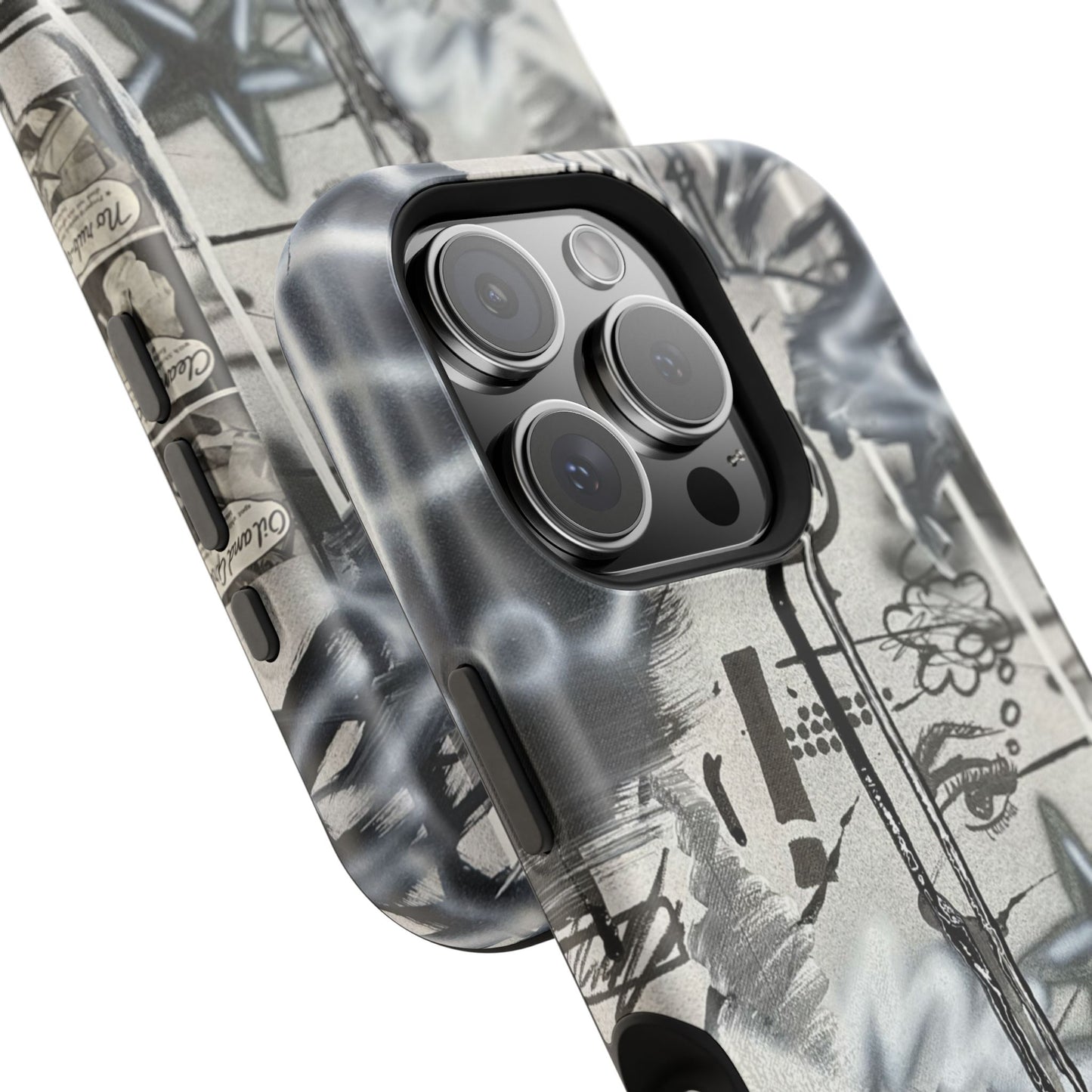 MagSafe "monochrome mood" airbrush iPhone case