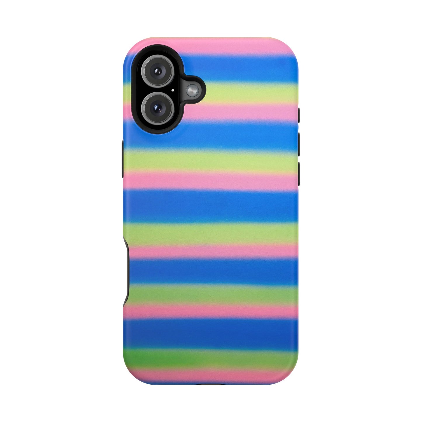MagSafe "sherbet stripes" airbrush iPhone case