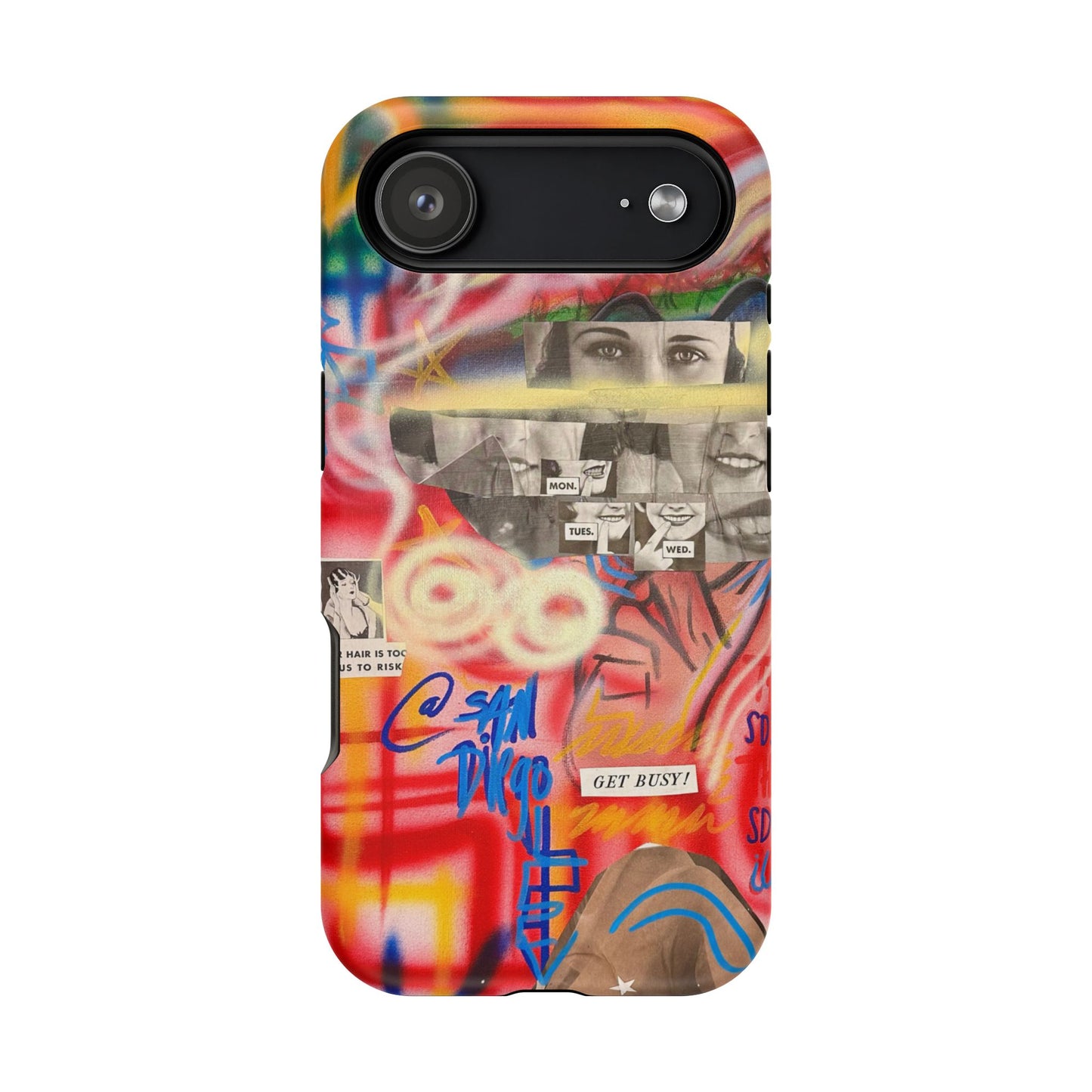 MagSafe Limited Edition "Get Busy" Airbrush iPhone Hülle