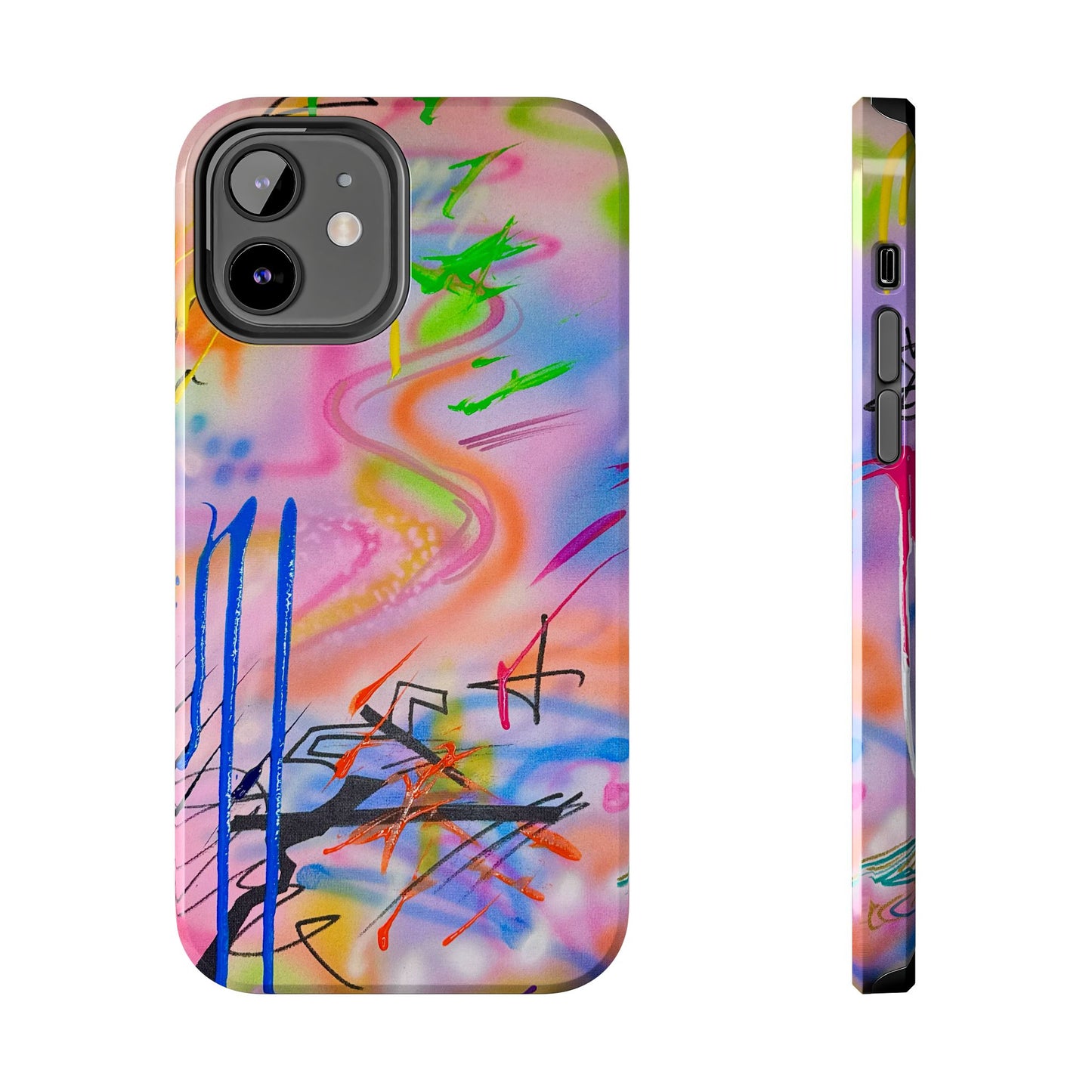 "neon haze" airbrush iPhone case