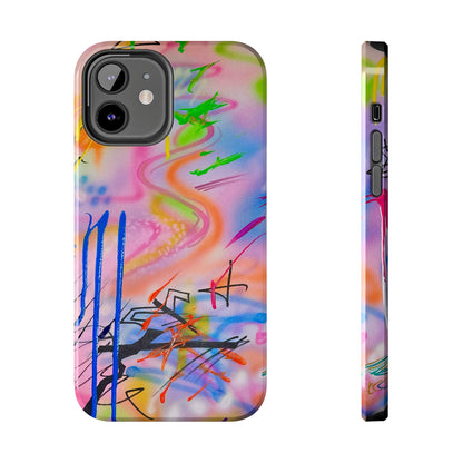 "neon haze" airbrush iPhone case