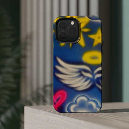 MagSafe "celestial halo" airbrush iPhone case