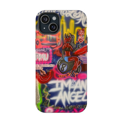 MagSafe "im an angel" airbrush iPhone case