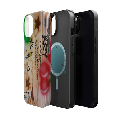 MagSafe "very cherry" airbrush iPhone case