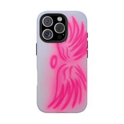 "angel wings" airbrush iPhone case