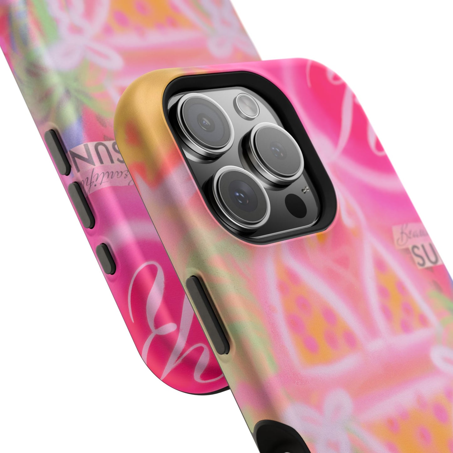 MagSafe "santa monica strawberry" airbrush iPhone case