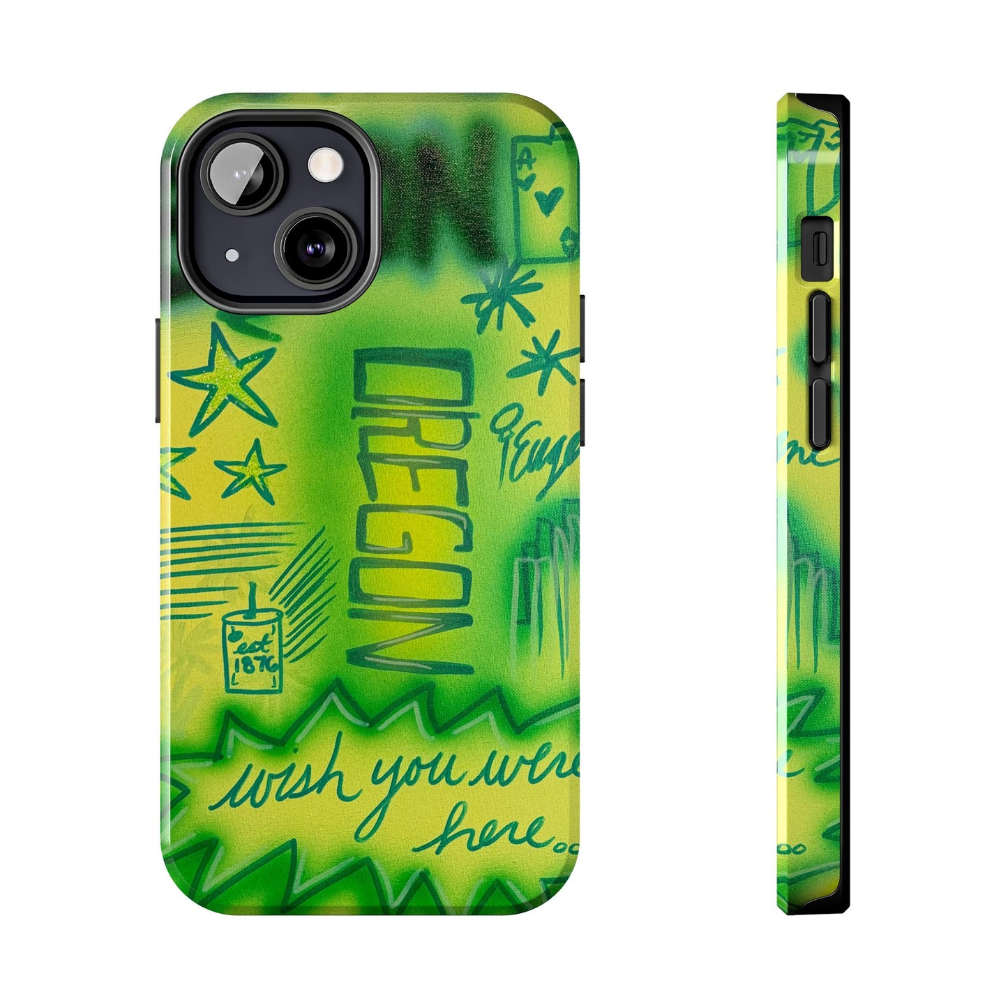 "oregon" airbrush iPhone case