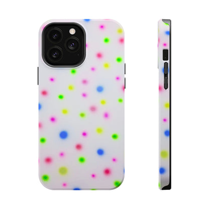 MagSafe "birthday cake polka dot" airbrush iPhone case