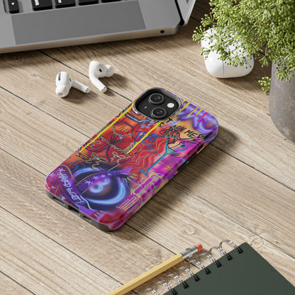 "shots on me" airbrush iPhone case