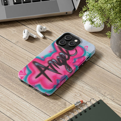 "angel" airbrush iPhone case