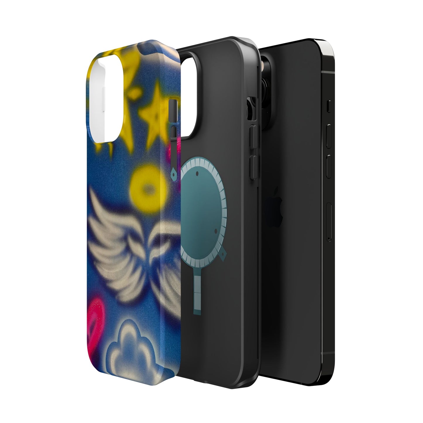 MagSafe "celestial halo" airbrush iPhone case