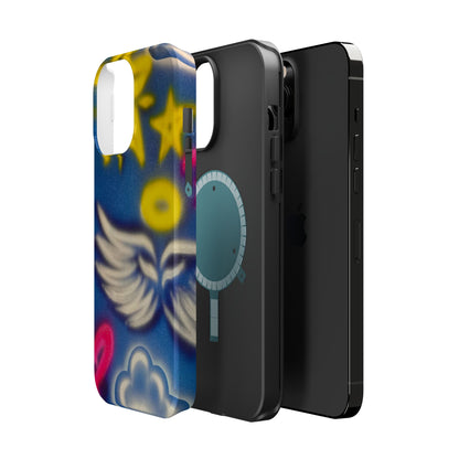 MagSafe "celestial halo" airbrush iPhone case