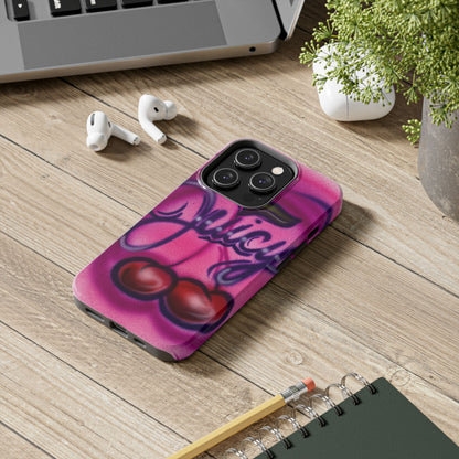 "juicy" airbrush iPhone case