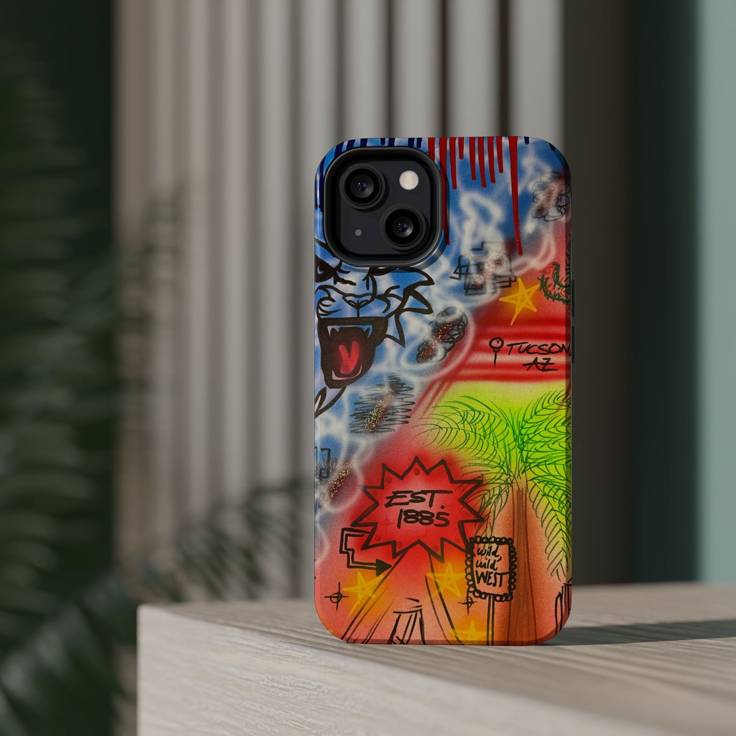 MagSafe Airbrush iPhone-Hülle „Tucson, AZ“