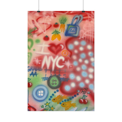 kaki x camair airbrush rolled print