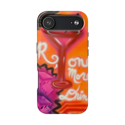 "one more drink!" airbrush iPhone case