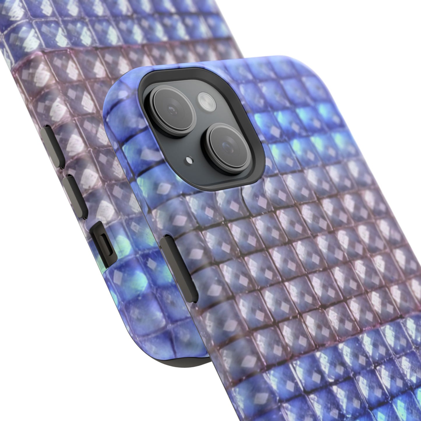 MagSafe "blue studs" airbrush iPhone case