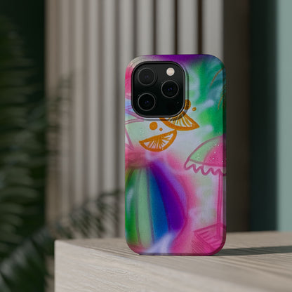 MagSafe "on the beach" airbrush iPhone case