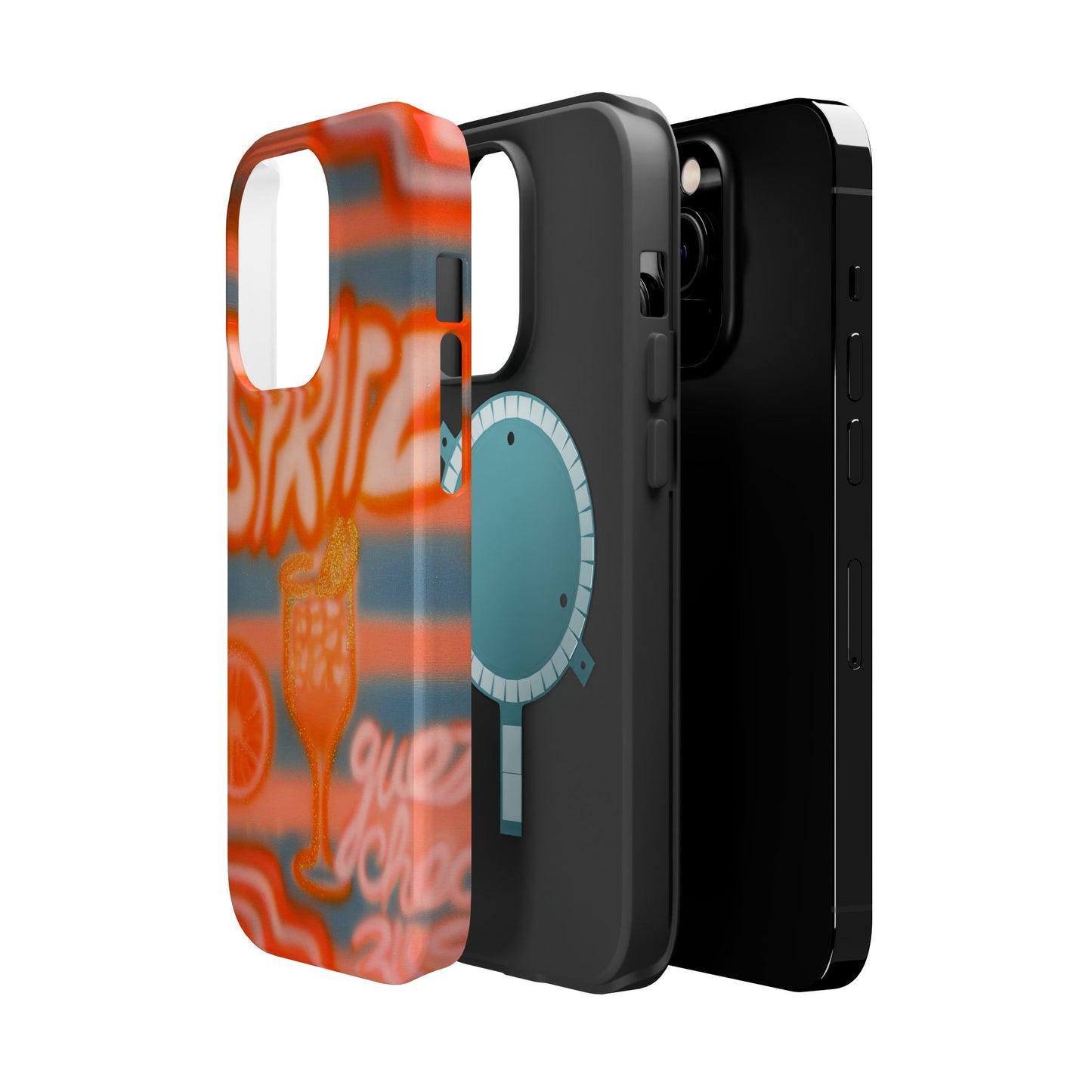 MagSafe "aperol spritz pt. 2" airbrush iPhone case