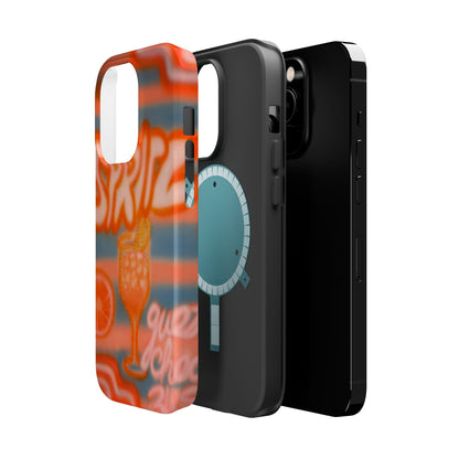 MagSafe "aperol spritz pt. 2" airbrush iPhone case