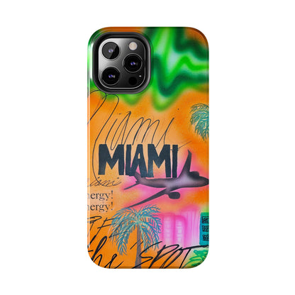 "miami, fl" airbrush iPhone case