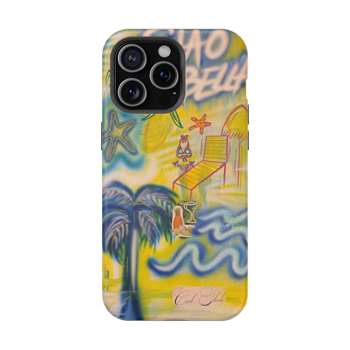 MagSafe "ciao bella" airbrush iPhone case