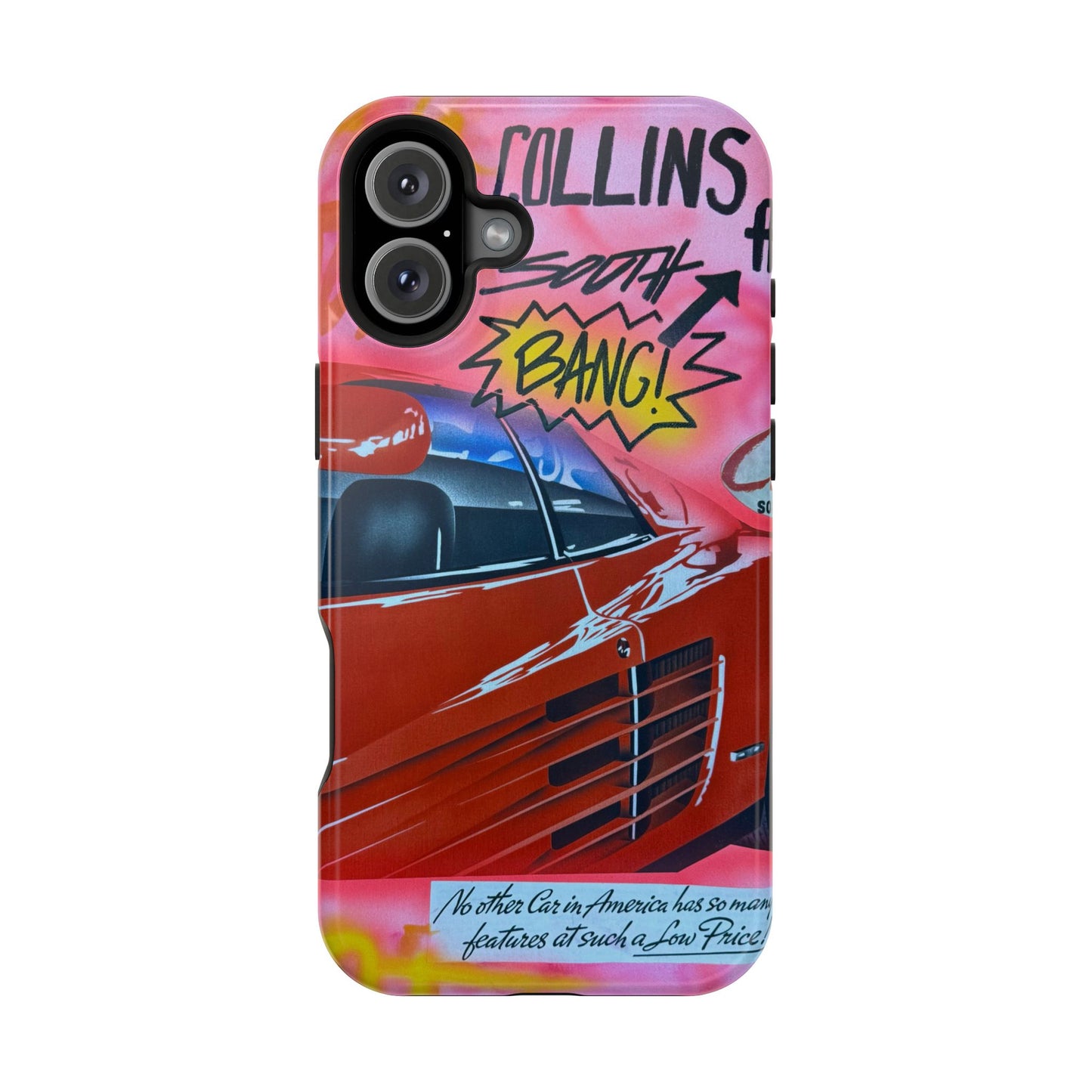 MagSafe "miami momentos" airbrush iPhone case