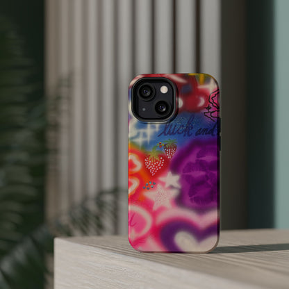 MagSafe „luck & luv pt. 2“ Airbrush iPhone Hülle