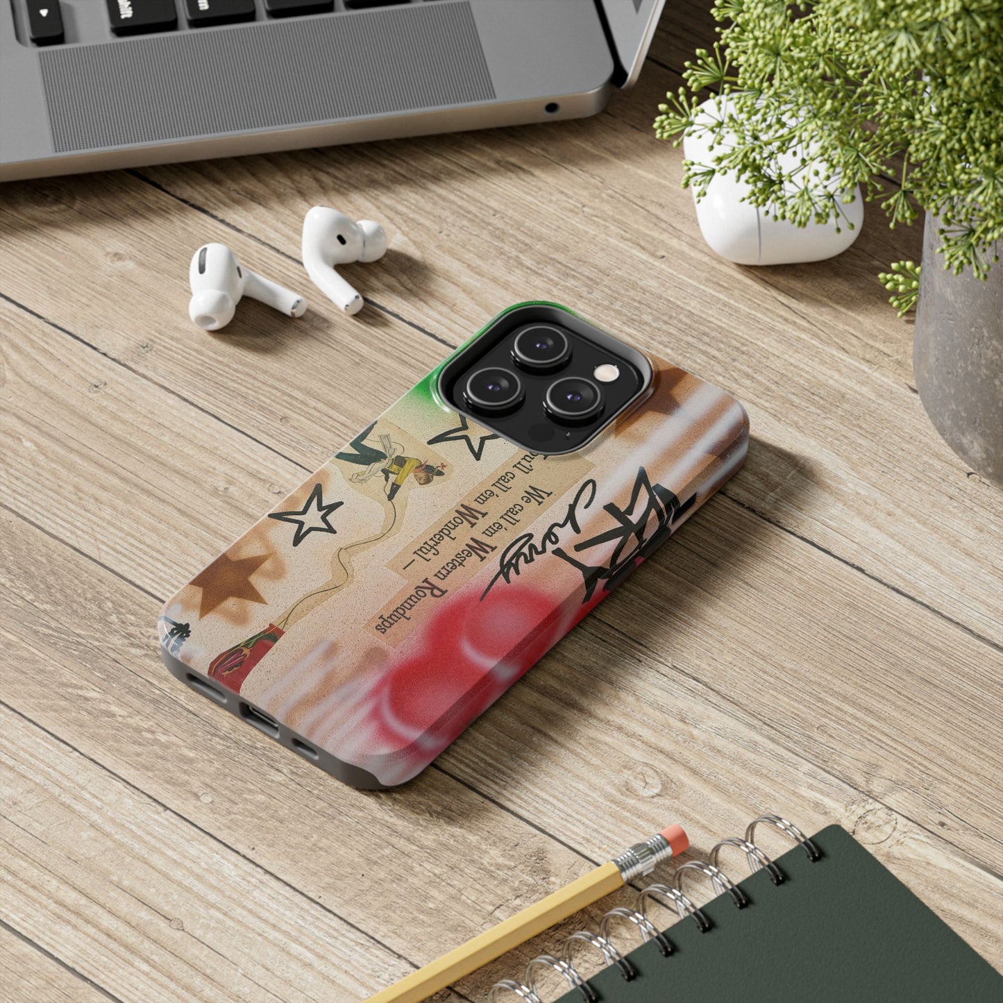 "very cherry" airbrush iPhone case