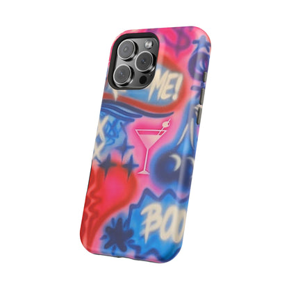 MagSafe "kiss me pt. 2" Airbrush iPhone Hülle
