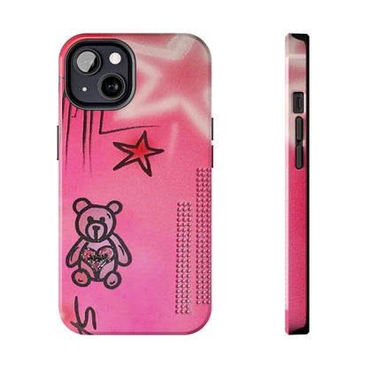 "teddy bear" airbrush iPhone case
