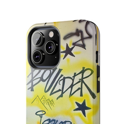 "boulder" airbrush iPhone case