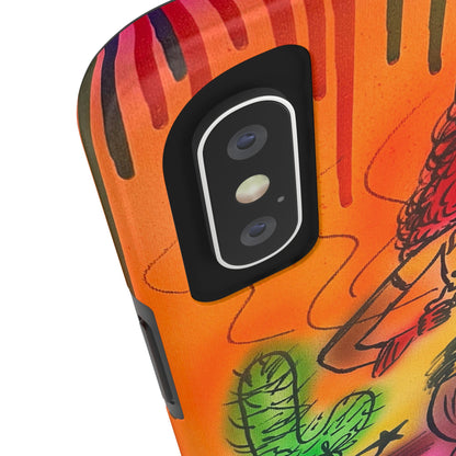 "wild, wild west" airbrush iPhone case