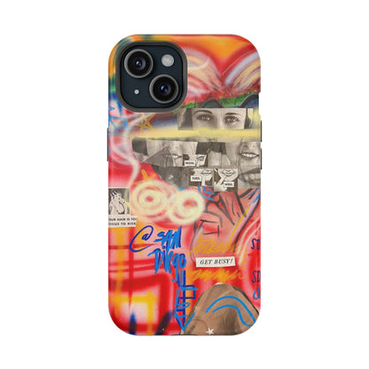 MagSafe Limited Edition "Get Busy" Airbrush iPhone Hülle