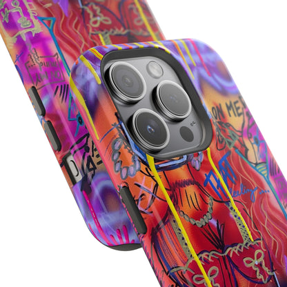 MagSafe "shots on me!" Airbrush iPhone Hülle