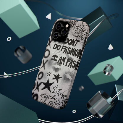 MagSafe "i am fashion" airbrush iPhone case
