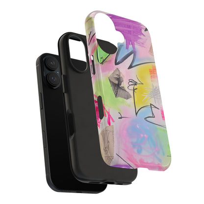 "pastel static" airbrush iPhone case