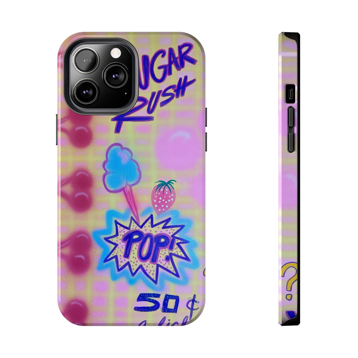 "sugar rush" airbrush iPhone case