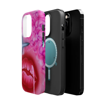 MagSafe limited edition "glitter aura" airbrush iPhone case