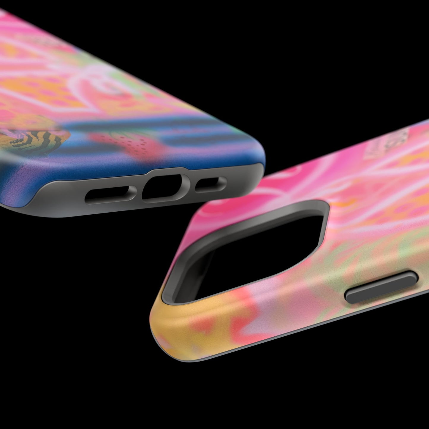 MagSafe "santa monica strawberry" airbrush iPhone case