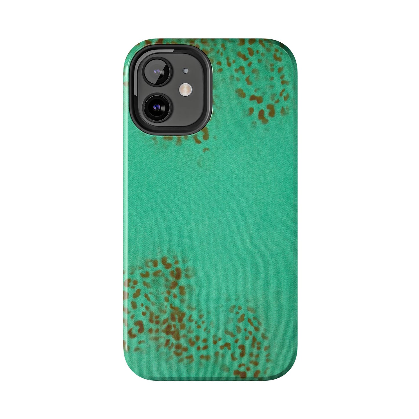 "teal cheetah" airbrush iPhone case