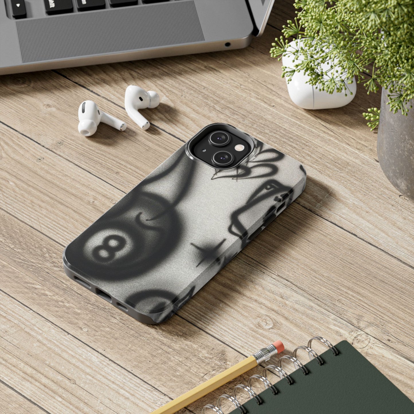 "hidden ace" airbrush iPhone case